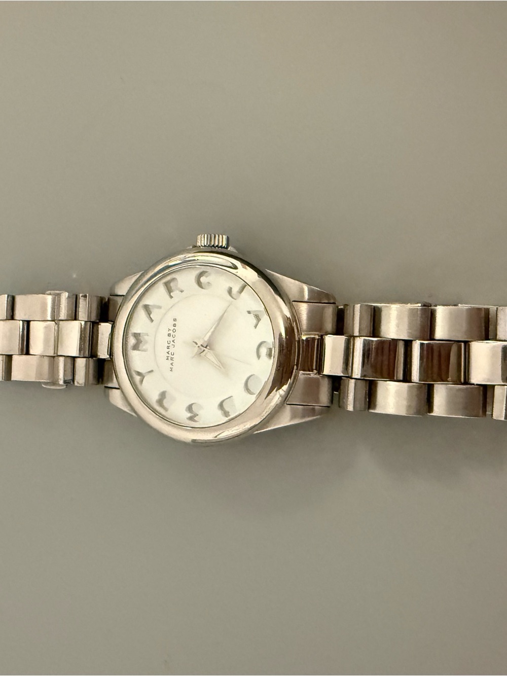 Marc Jacobs Women's Silver Stainless Steel Bracelet Watch